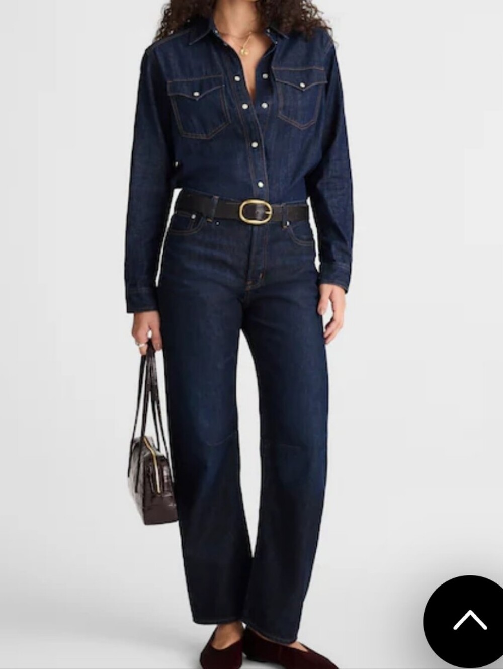 Madewell The Darted Barrel Leg Jean In Softdrape Denim